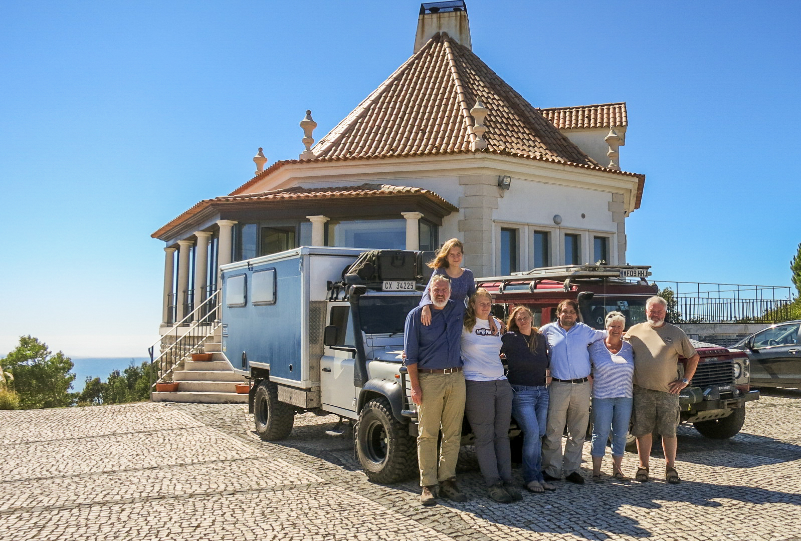 family of travellers