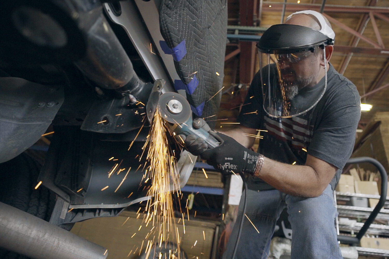 Istalling aftermarket steel bumpers