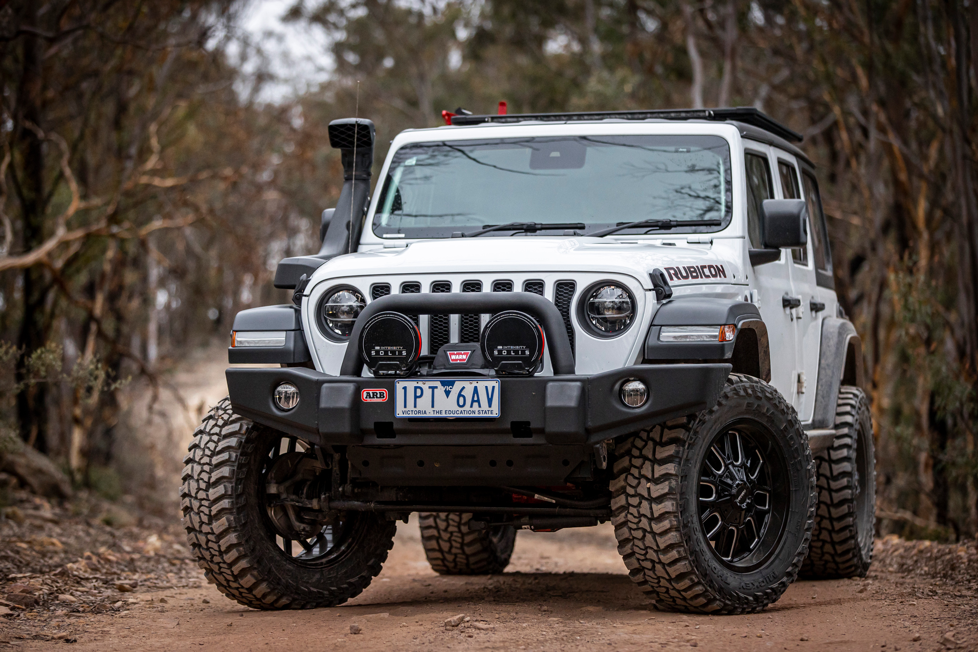 Jeep Rubicon with new ARB Solis LED lights