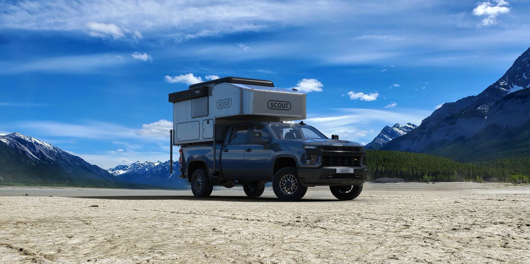 The newest truck camper from Scout Campers, the Kenai