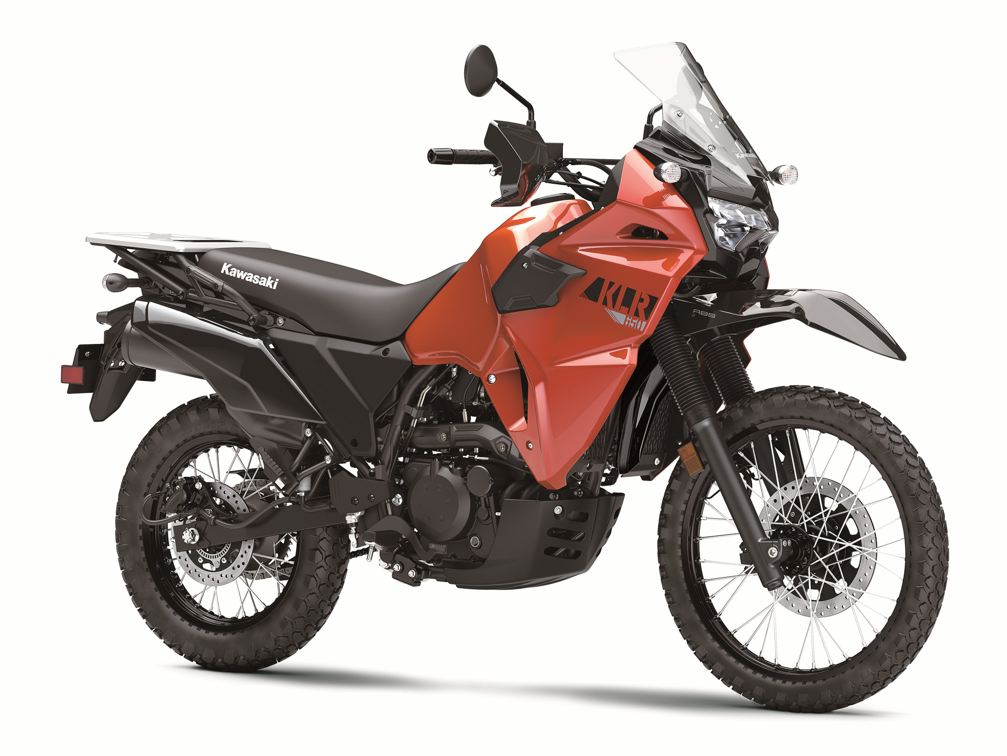 kawasaki KLR 650 lava orange