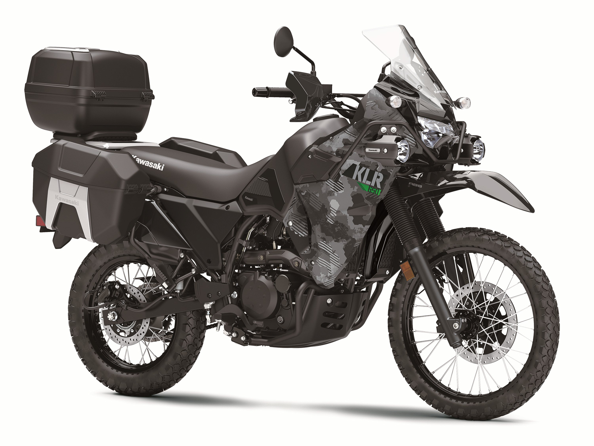 kawasaki KLR 650 black