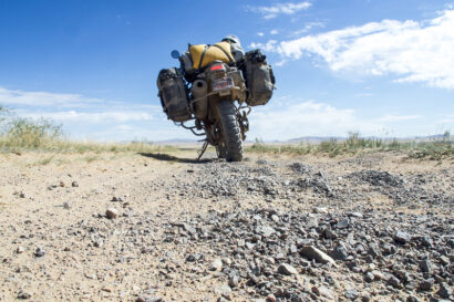 carrying extra fuel on motorcycle