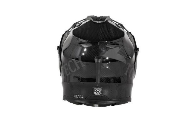 touratech's aventuro carbon 2 helmet back view