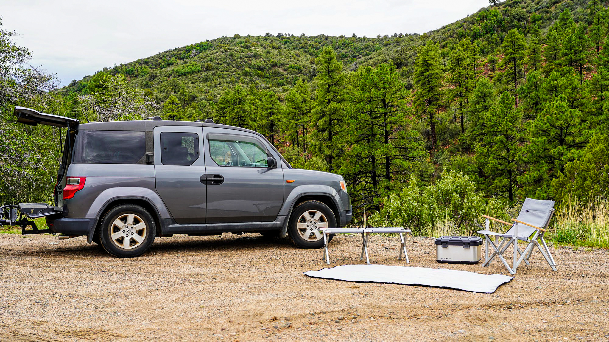 Dometic GO Camp collection set up at camp